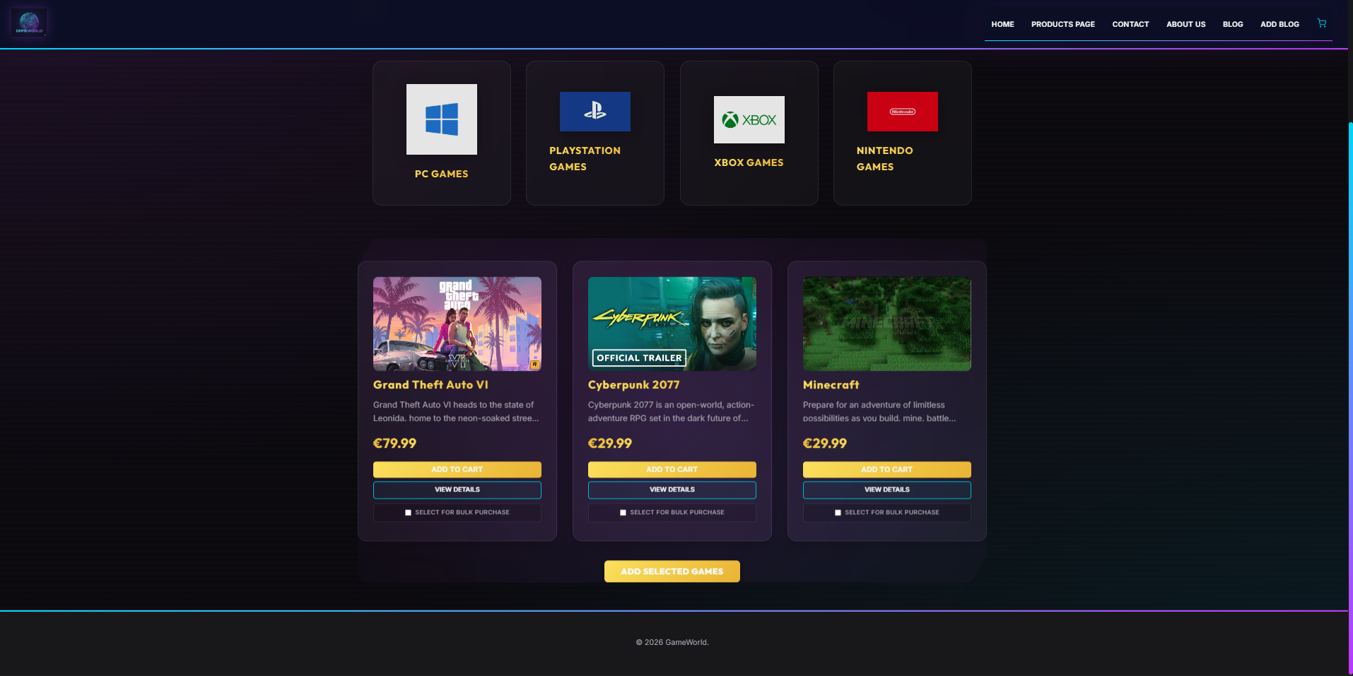 GameStore App 2