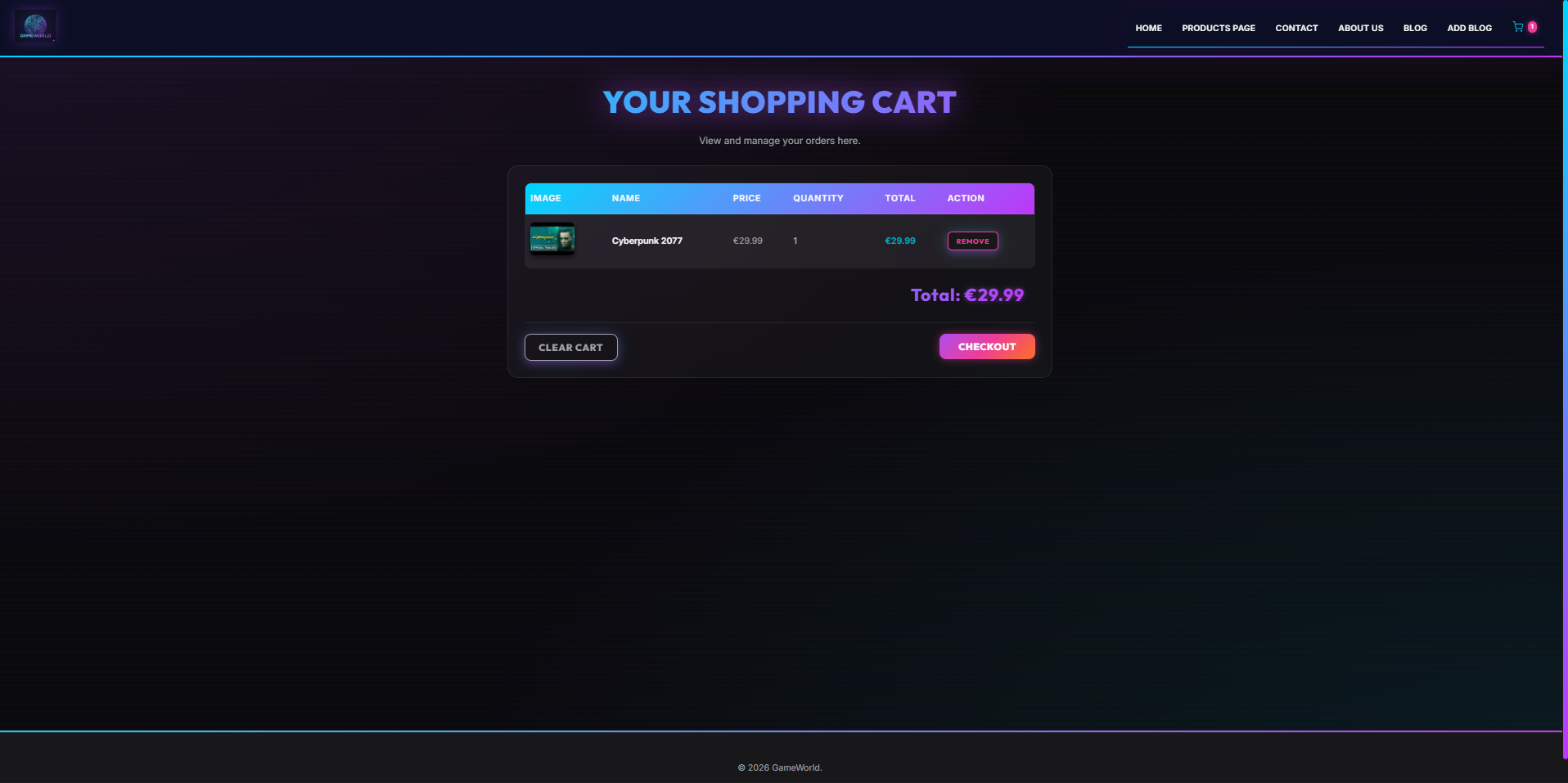 GameStore App 9